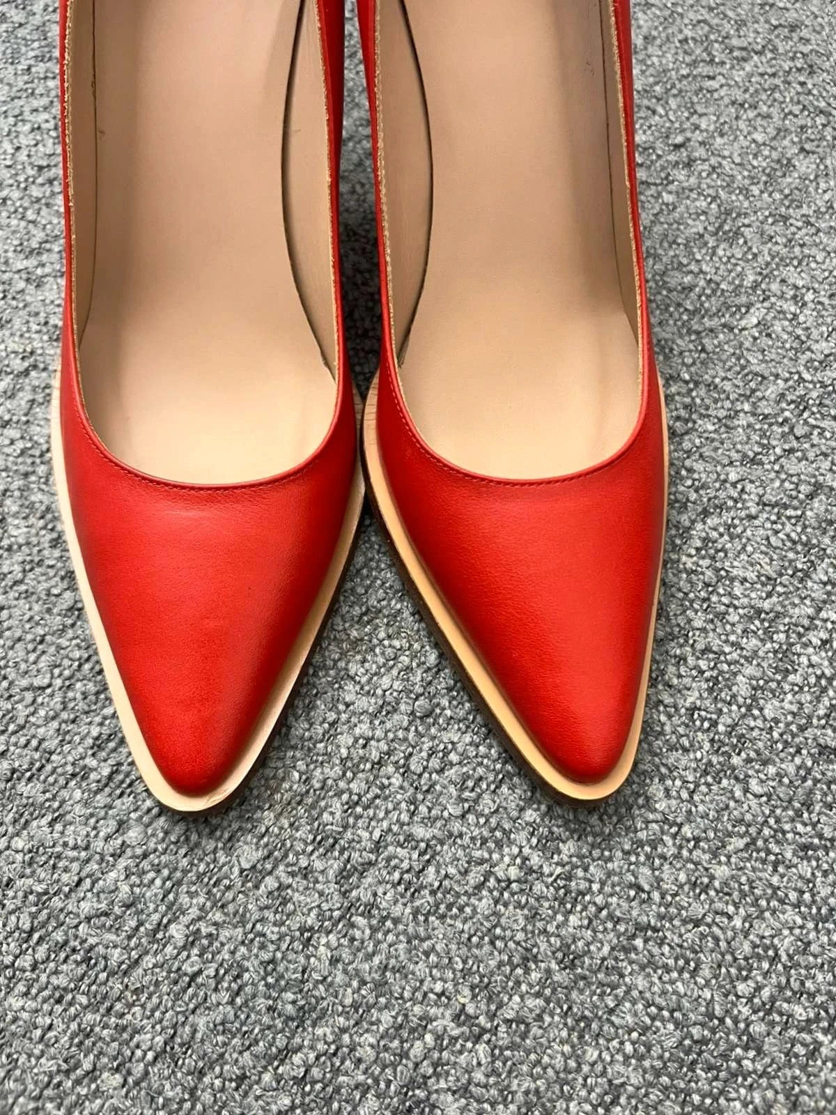 Ports 1961 red fully leather high heels - view 8