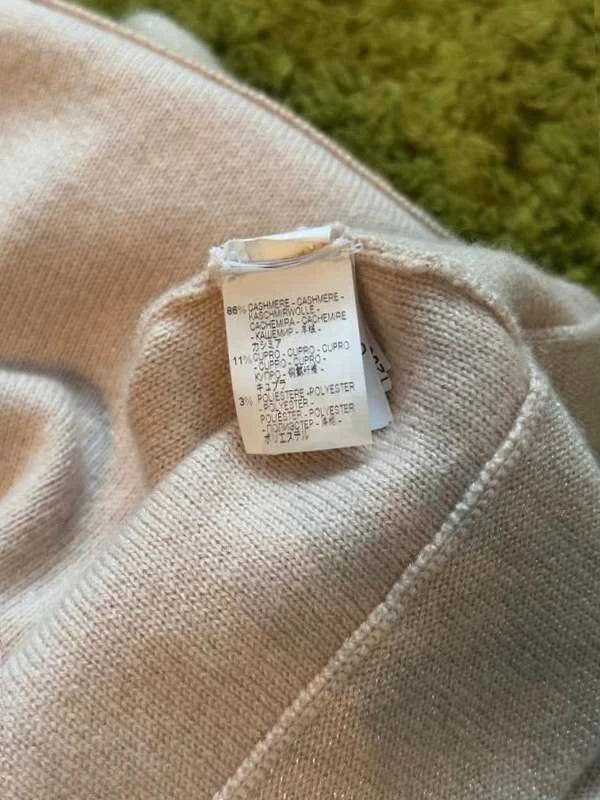 Brunello Cucinelli beige cashmere sweater - view 4