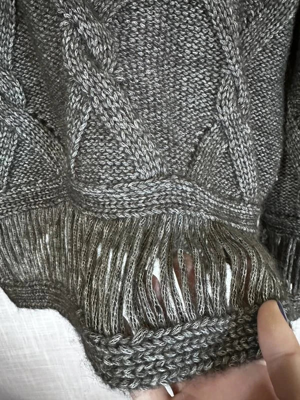 MRZ alpaca cotton grey turtleneck sweater - view 7