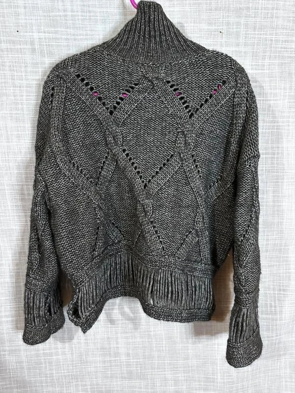 MRZ alpaca cotton grey turtleneck sweater - view 6