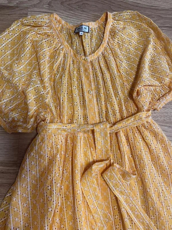 Paul & Joe cotton embroidered long belted dress - view 9