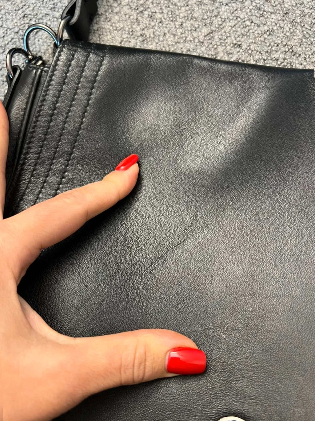 Longchamp cavalcade black leather shoulder bag - view 4