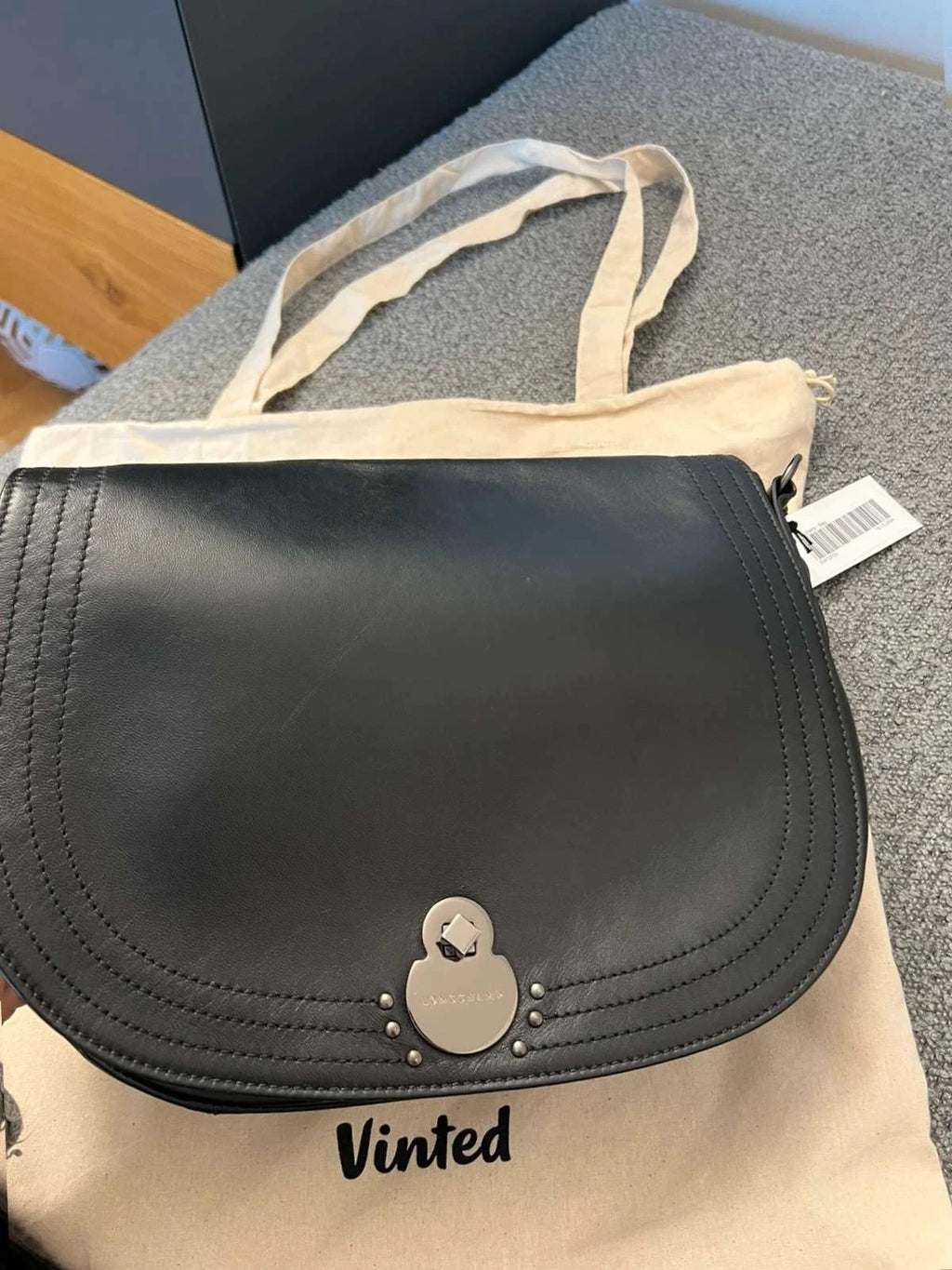 Longchamp cavalcade black leather shoulder bag - view 16