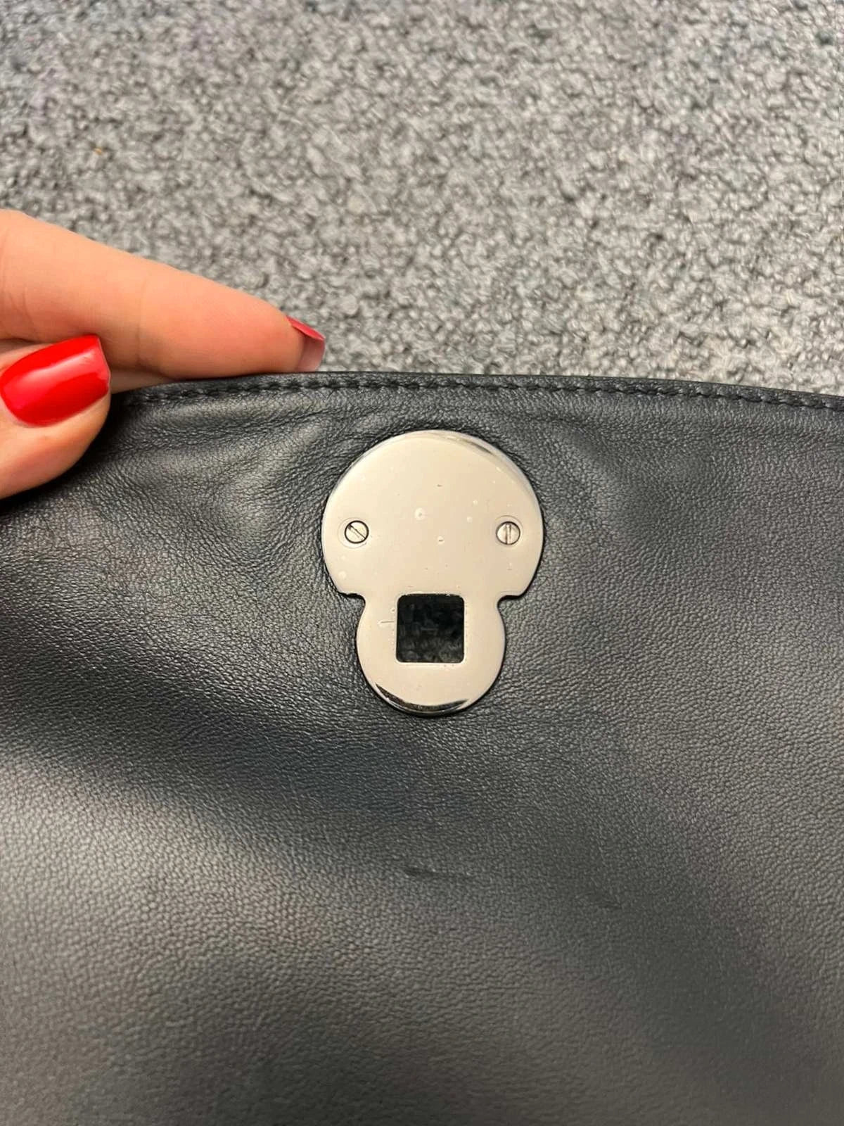 Longchamp cavalcade black leather shoulder bag - view 9
