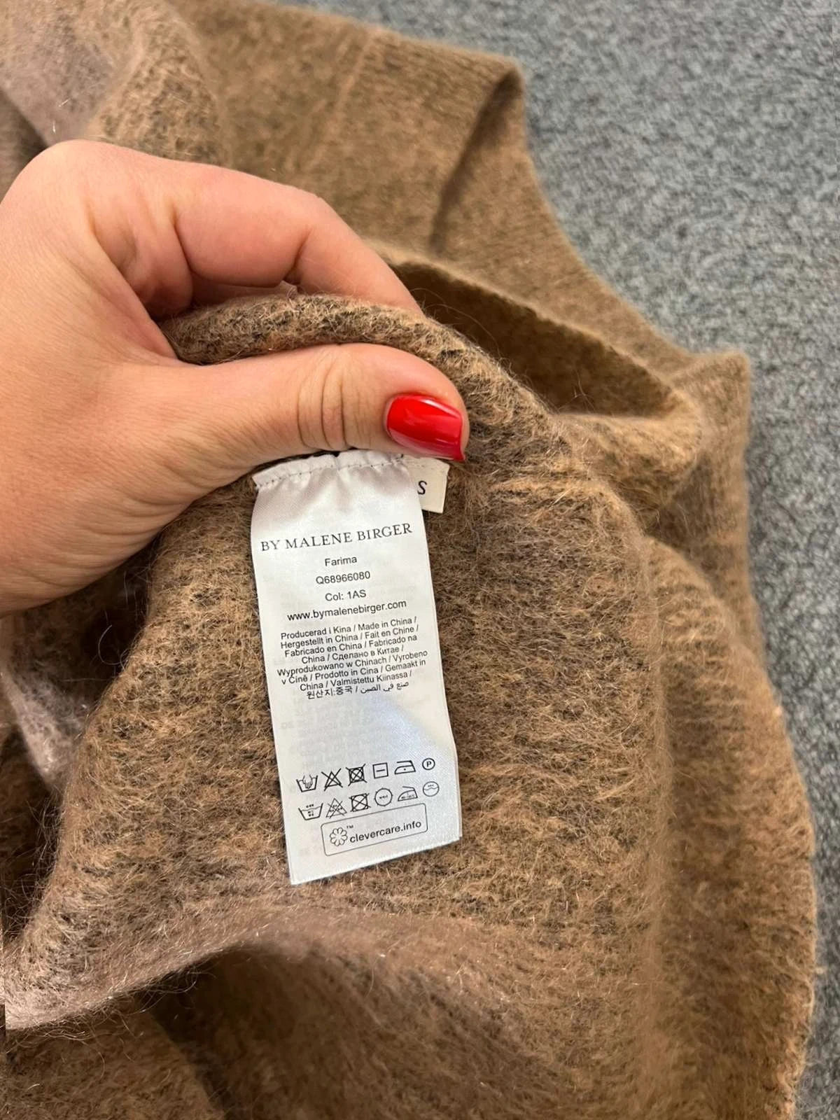 By Malene Birger Farima brown wool mohair sleeveless vest - view 6