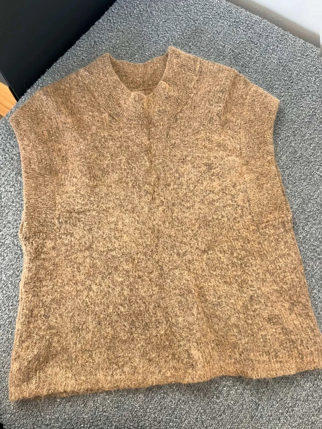 By Malene Birger Farima brown wool mohair sleeveless vest