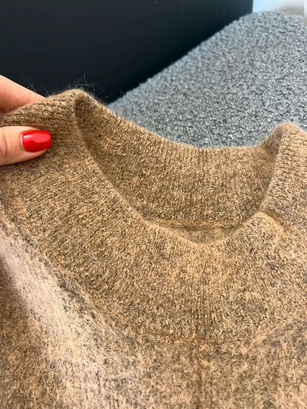 By Malene Birger Farima brown wool mohair sleeveless vest - view 3