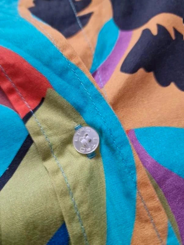Etro cotton shirt with all over floral print - view 4