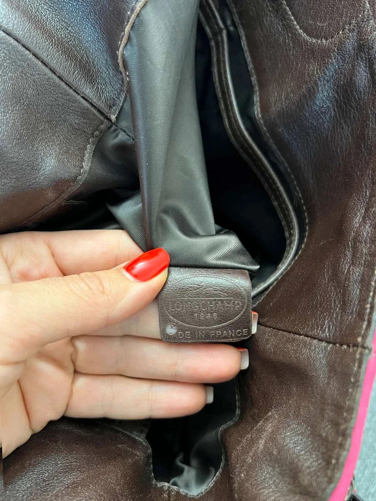 Longchamp 3D fuchsia leather big bag - view 16