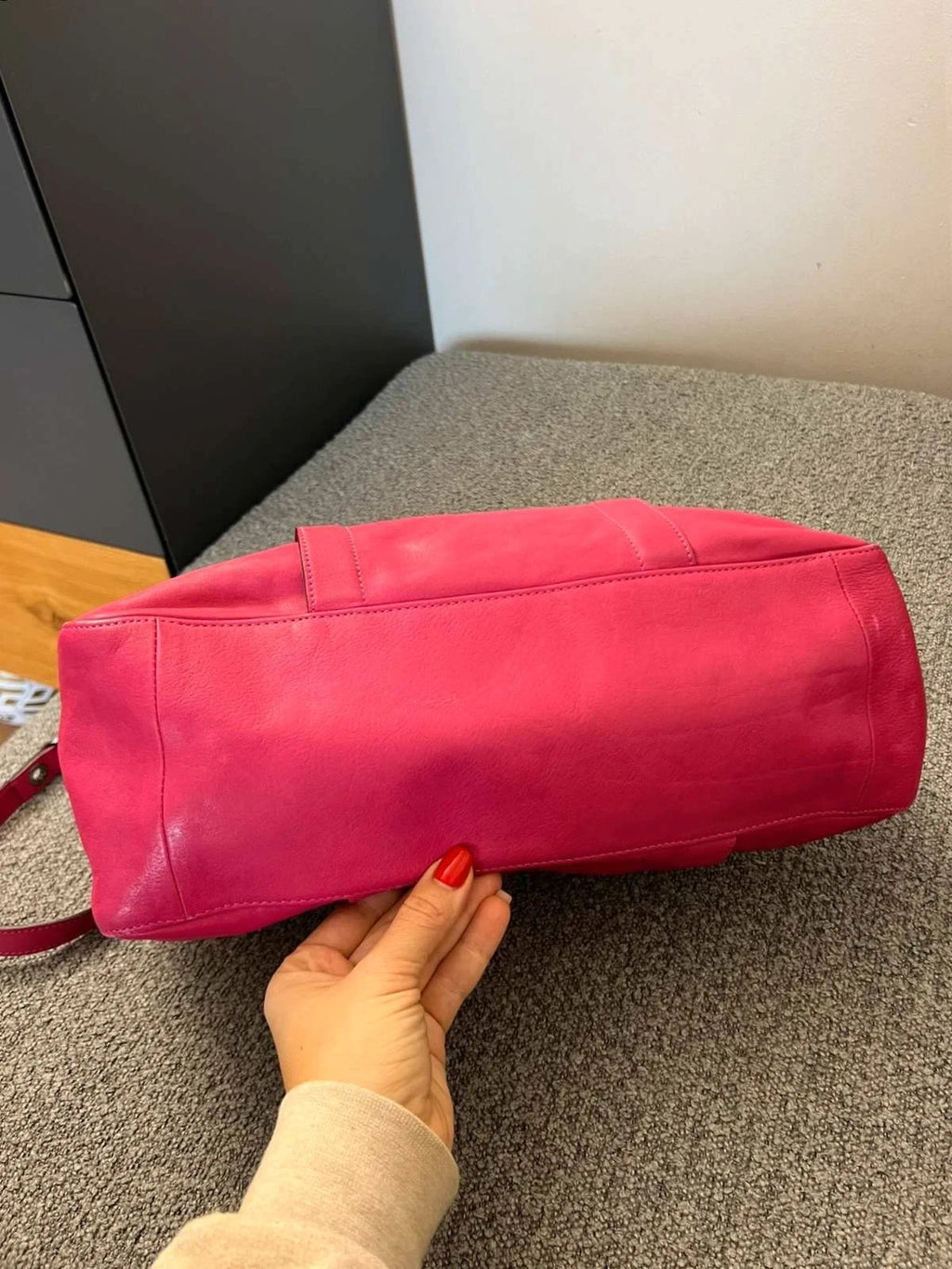 Longchamp 3D fuchsia leather big bag - view 9
