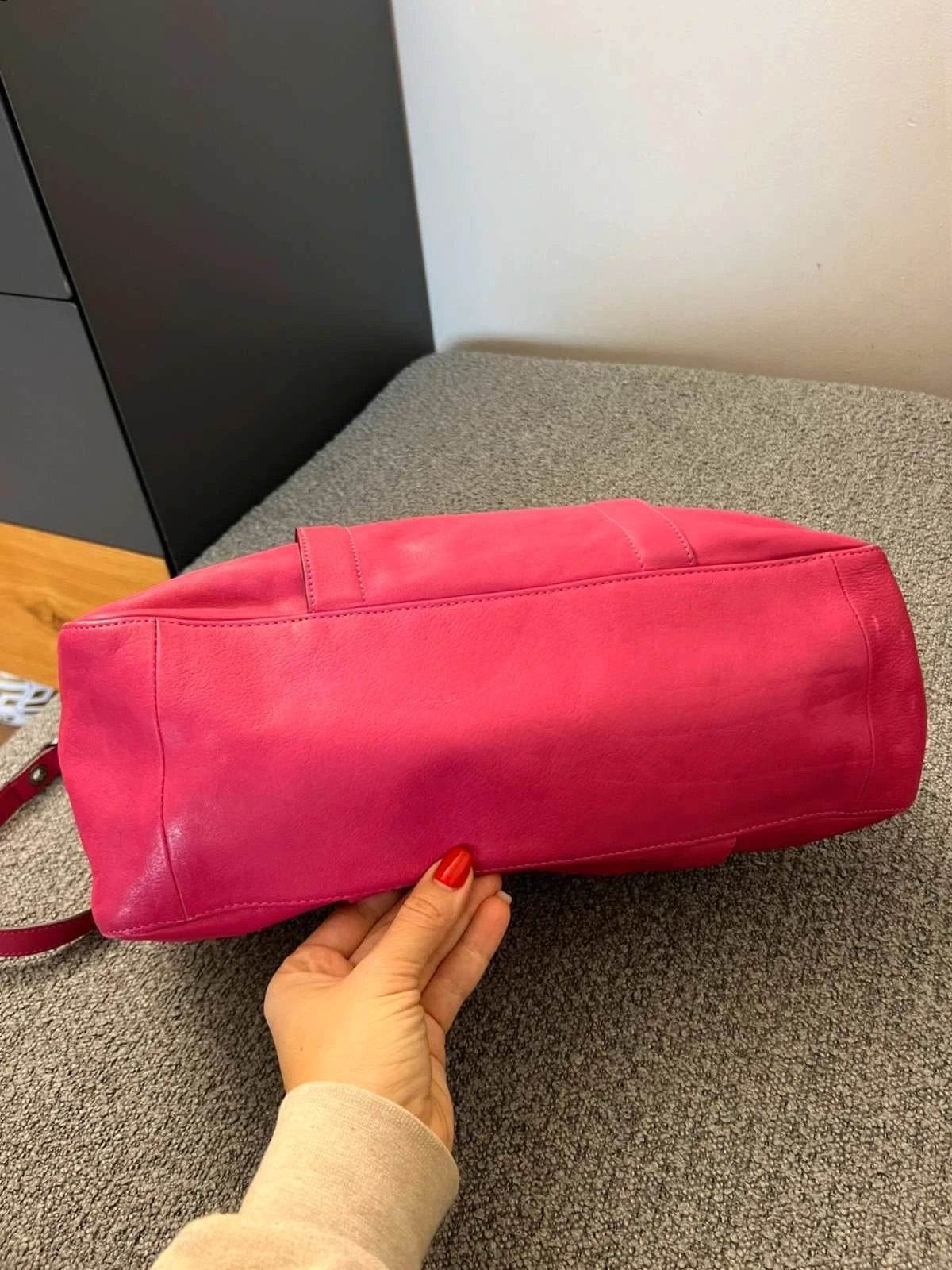 Longchamp 3D fuchsia leather big bag - view 9