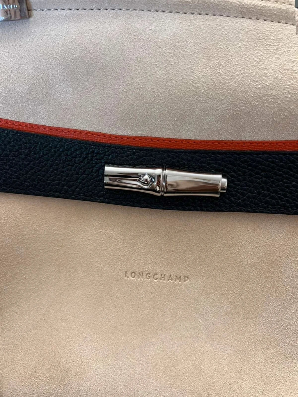 Longchamp Madeleine Tribu new suede leather bag - view 5