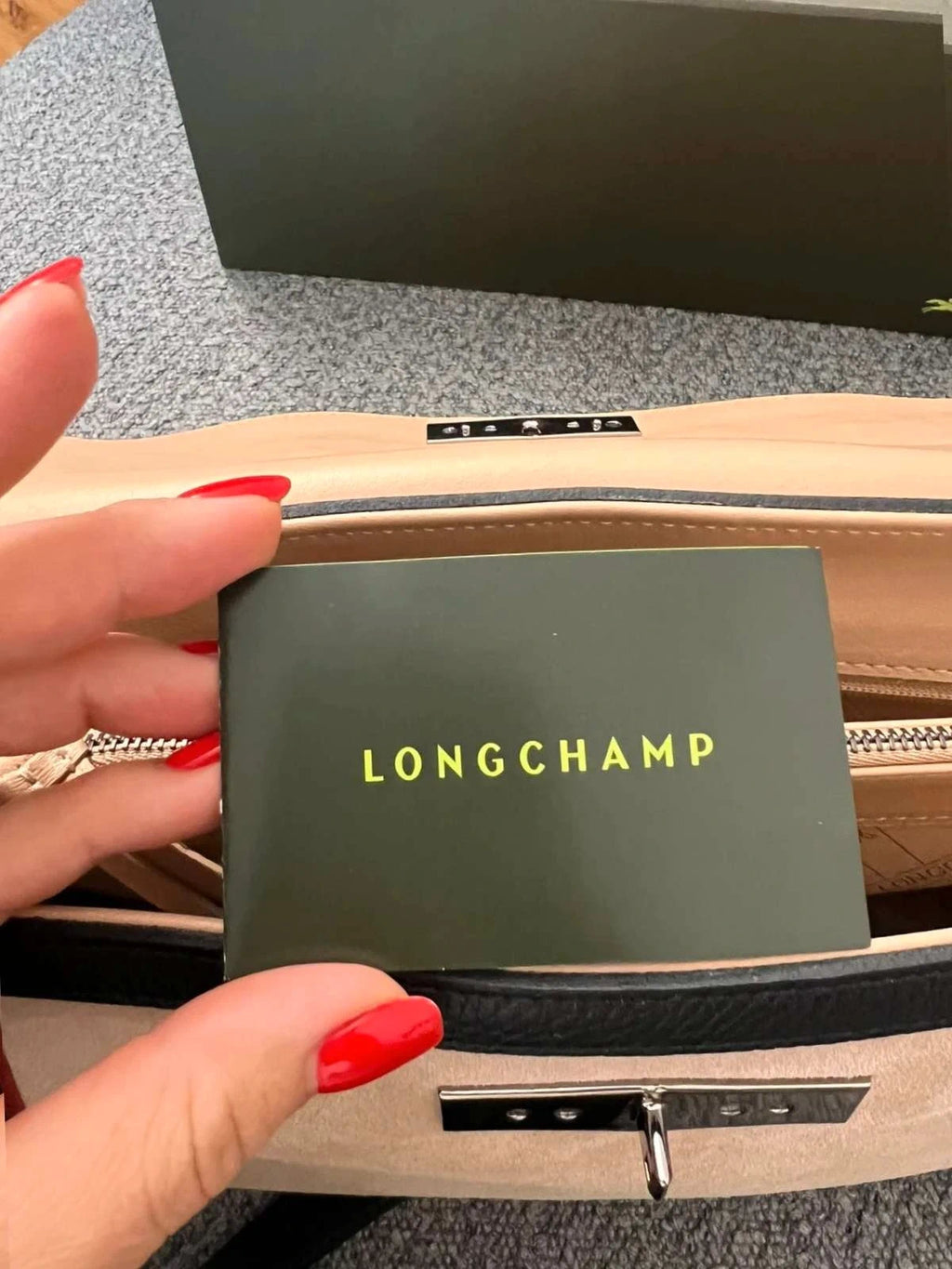 Longchamp Madeleine Tribu new suede leather bag - view 12