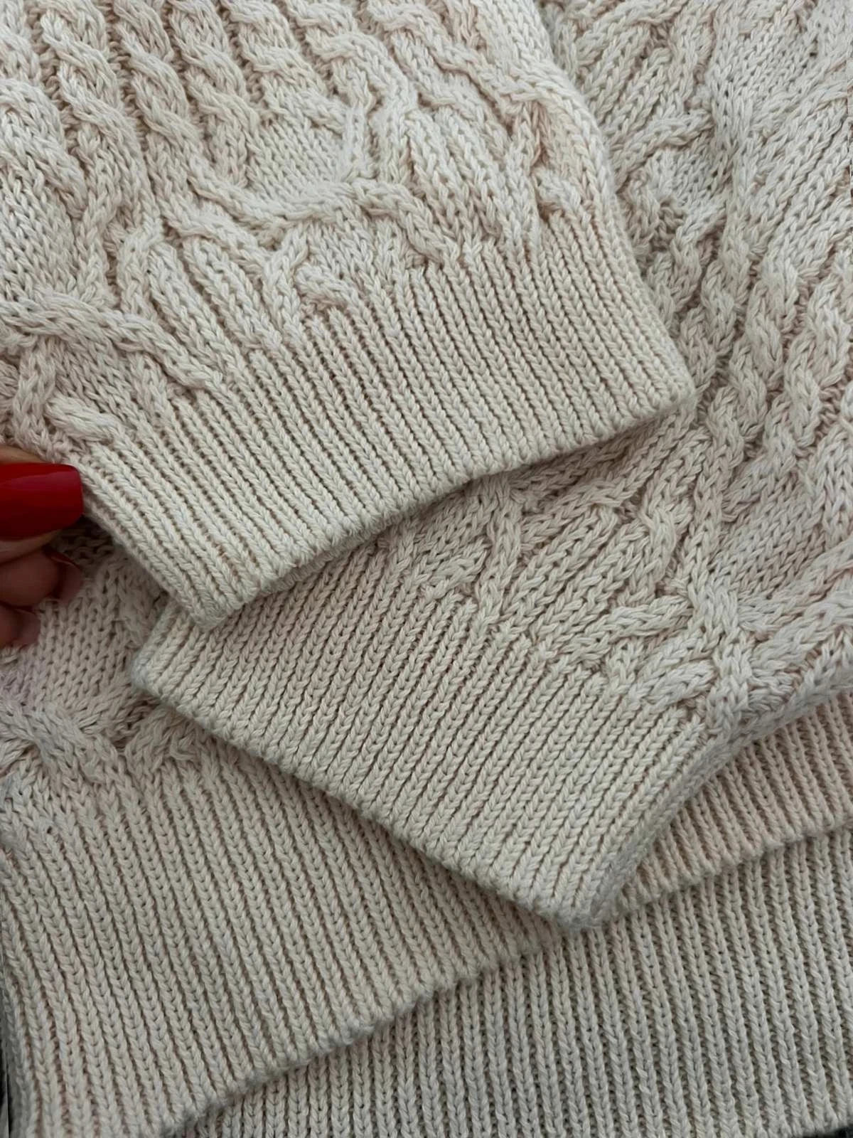 Fabiana Filippi cream cotton jumper - view 7