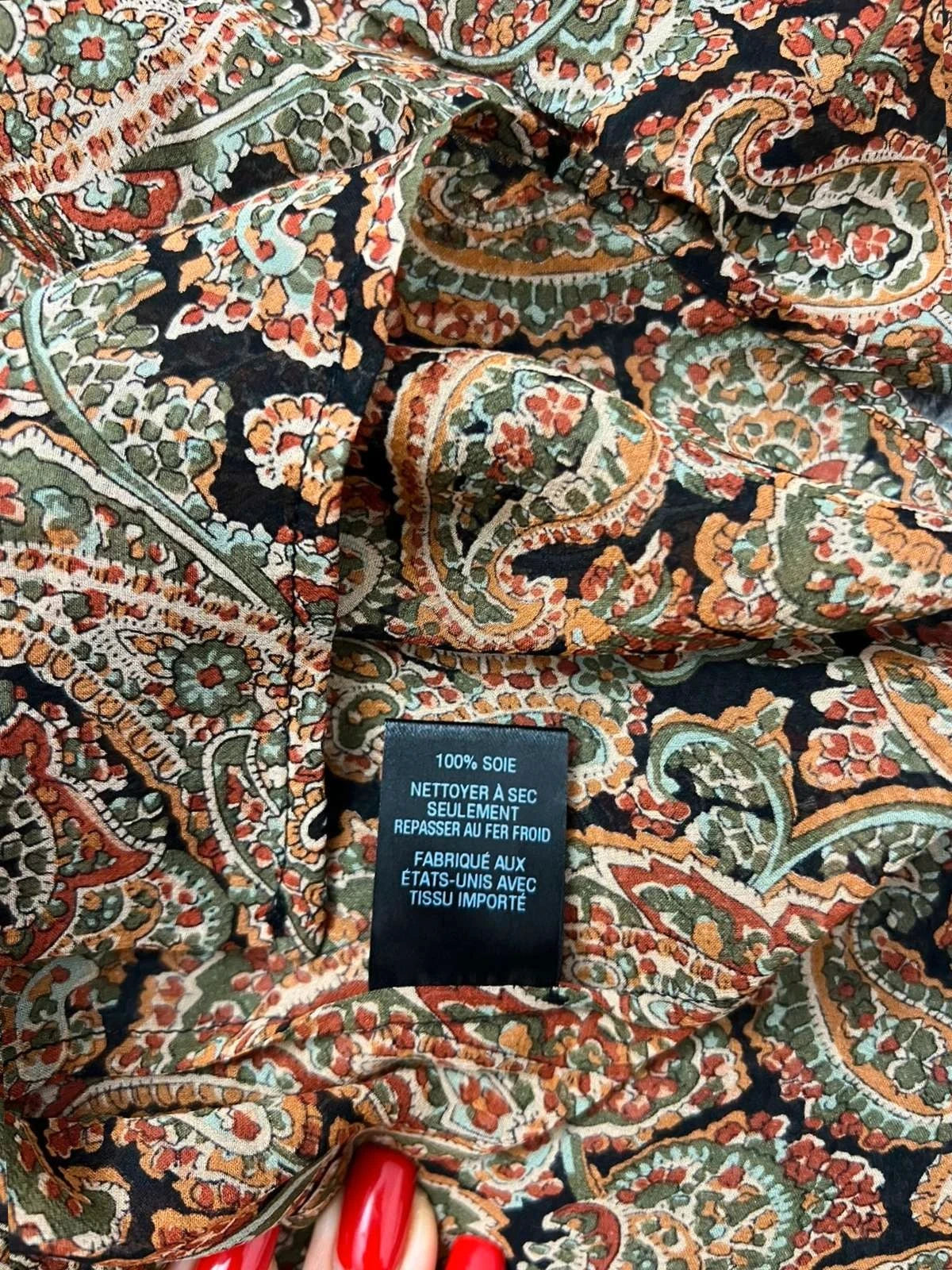 Nili Lotan new silk blouse with a bow - view 9