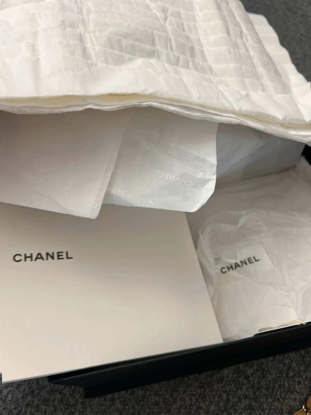 Chanel rare bicolor beige and black quilted leather mini crossbody bag - view 18
