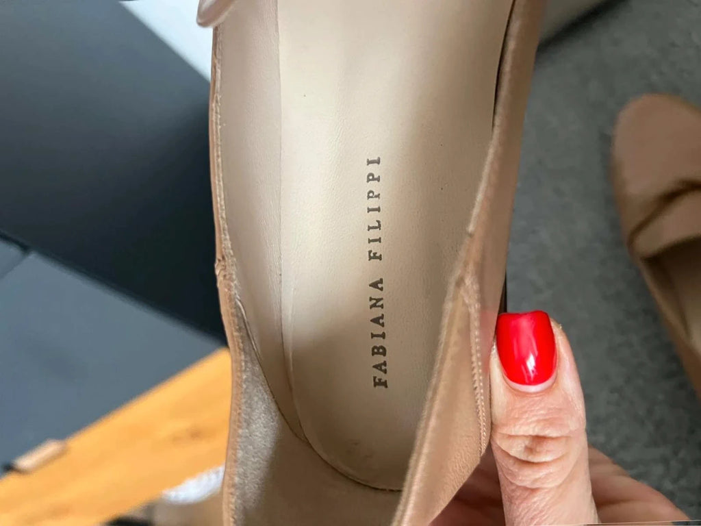 Fabiana Filippi new beige loafers - view 5