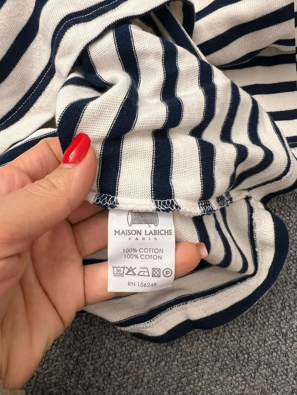 Maison Labiche cotton Breton striped longsleeve - view 5