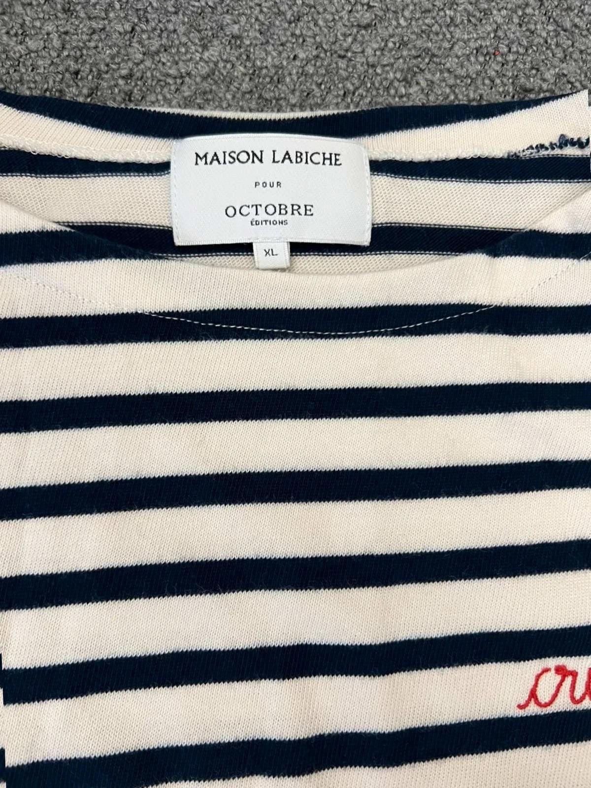 Maison Labiche cotton Breton striped longsleeve - view 4
