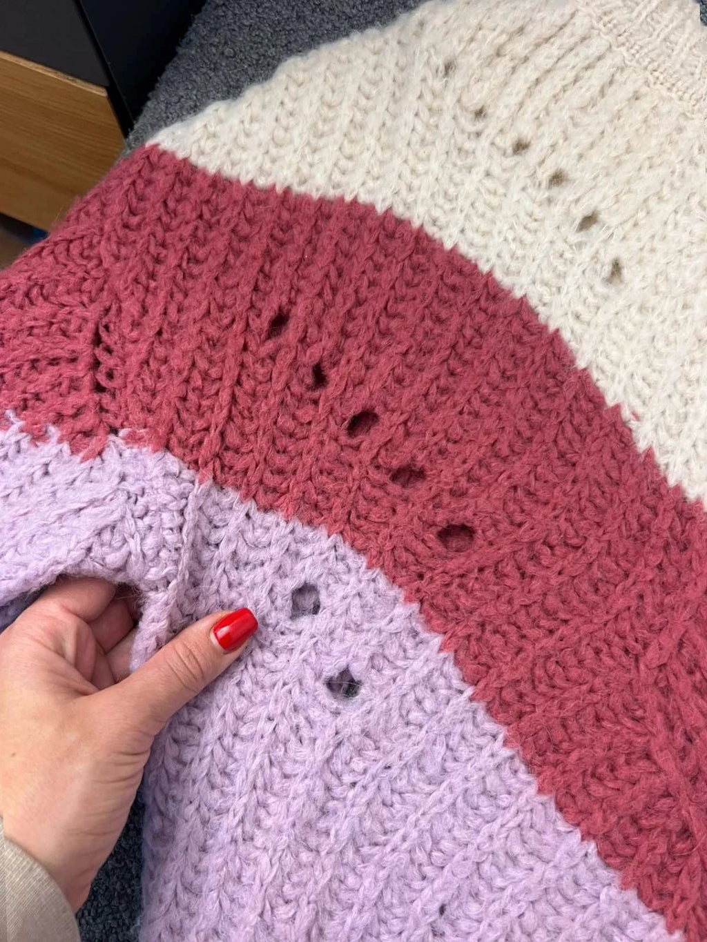 Ba&sh alpaca pastel sweater - view 4