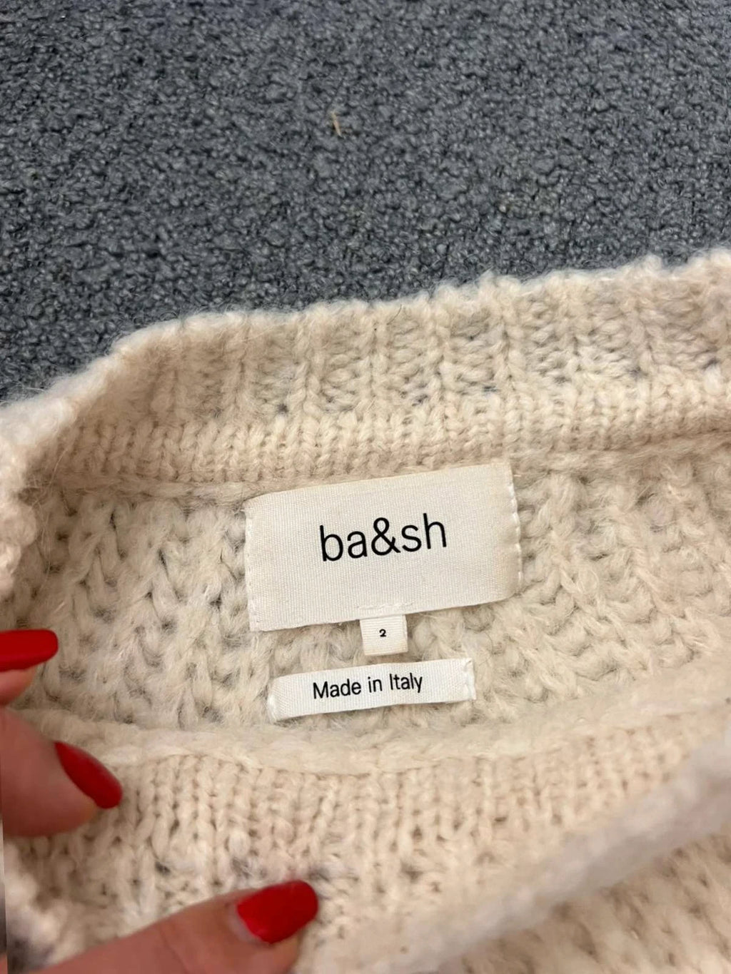 Ba&sh alpaca pastel sweater - view 6