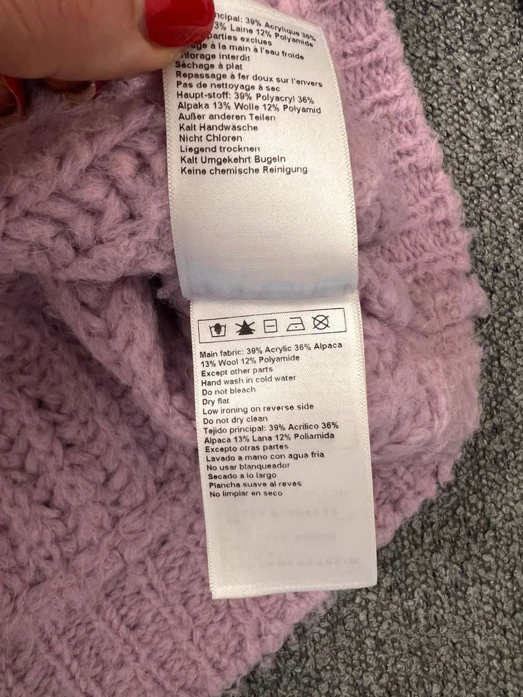 Ba&sh alpaca pastel sweater - view 8