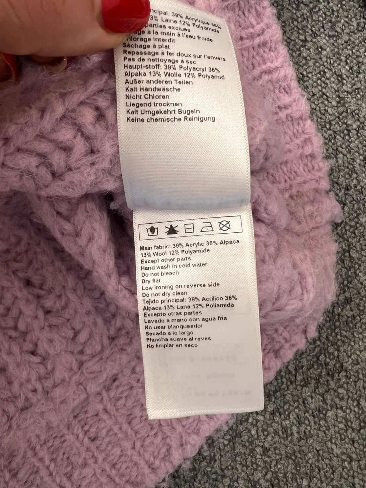 Ba&sh alpaca pastel sweater - view 8