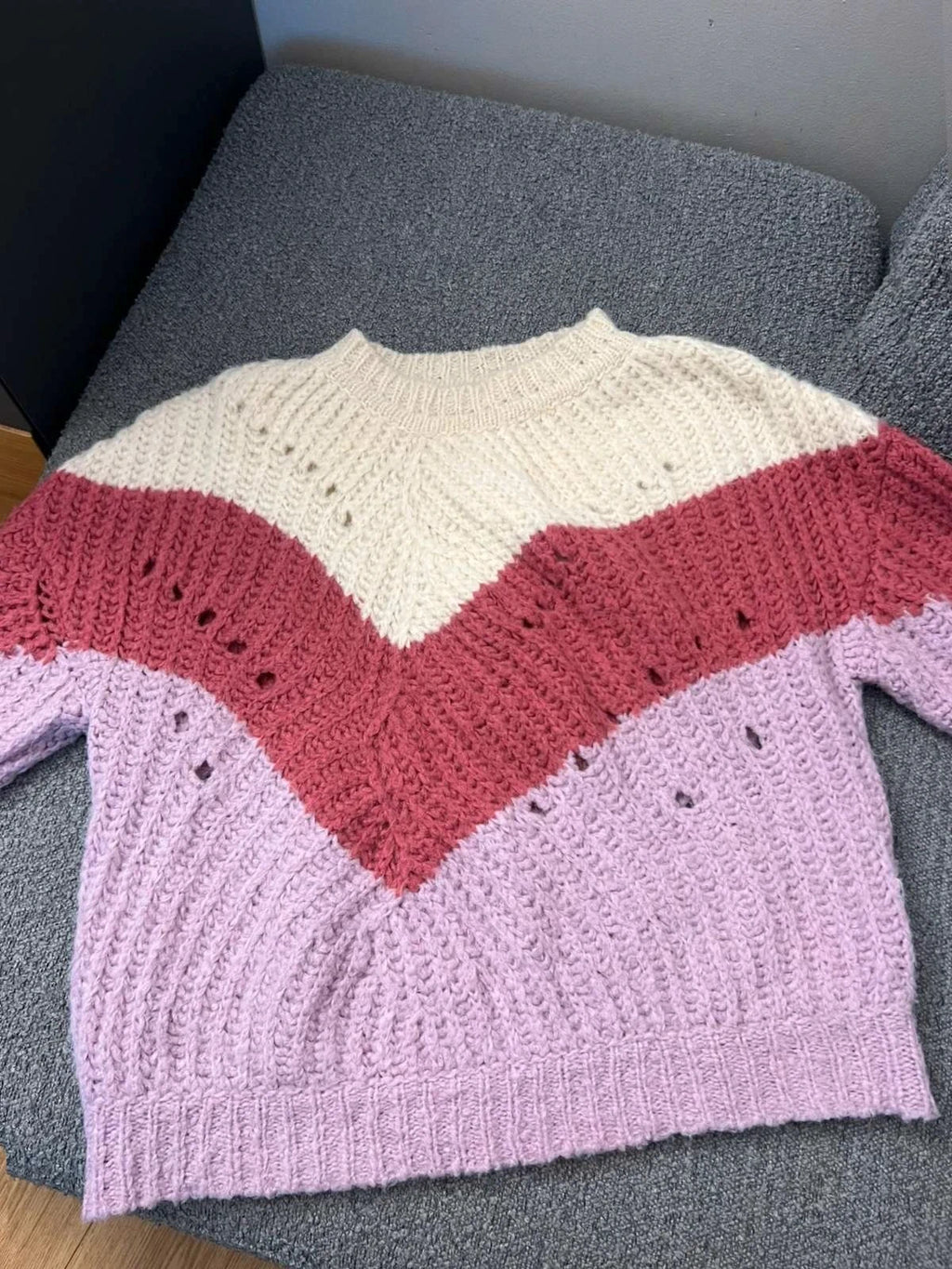 Ba&sh alpaca pastel sweater - view 3