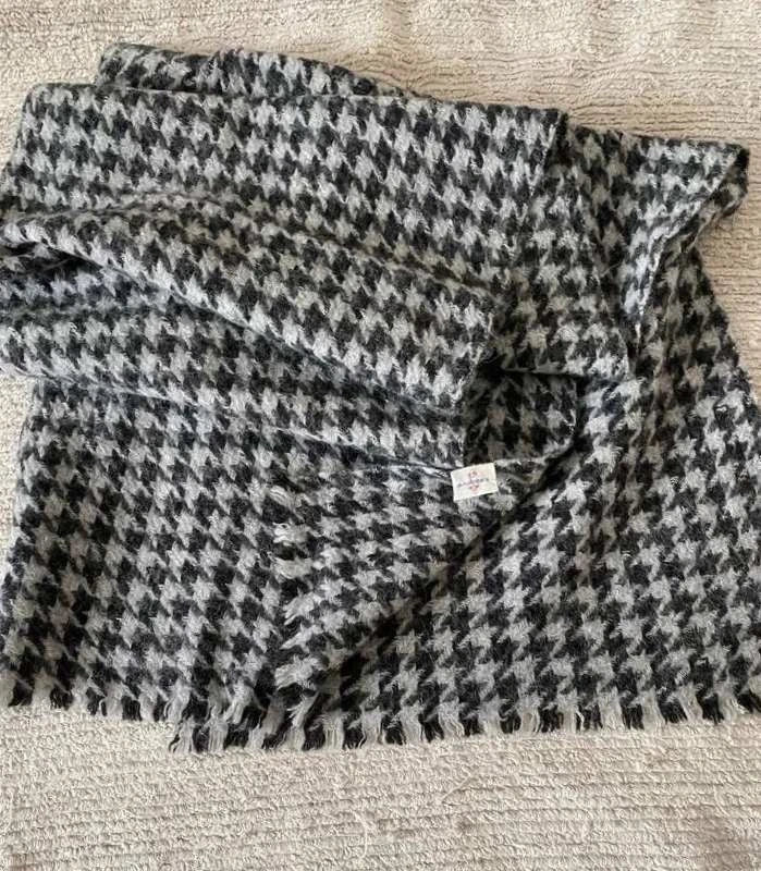 Andrea's 1947 cashmere alpaca scarf shawl