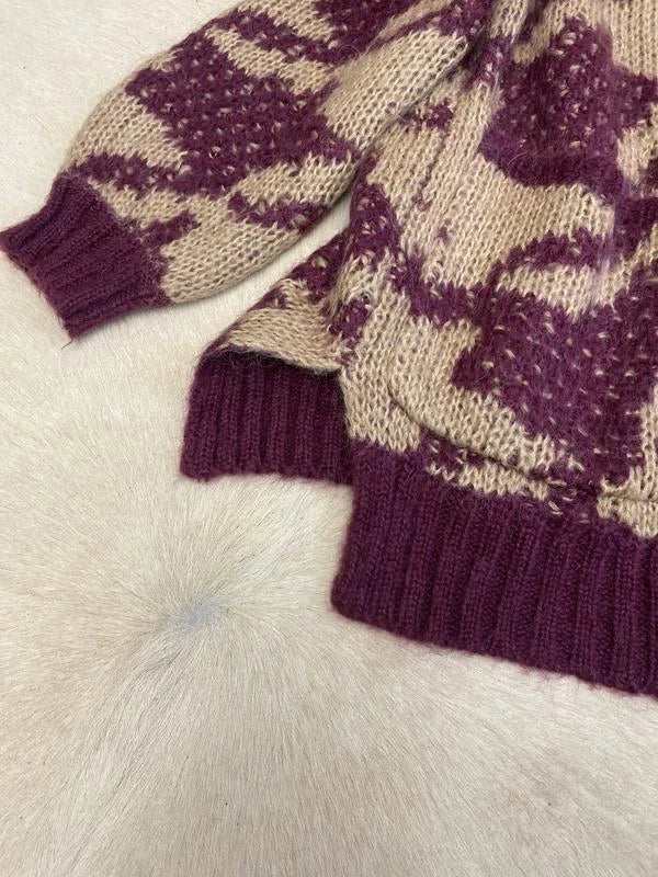 Leon and Harper mohair cardigan - view 5