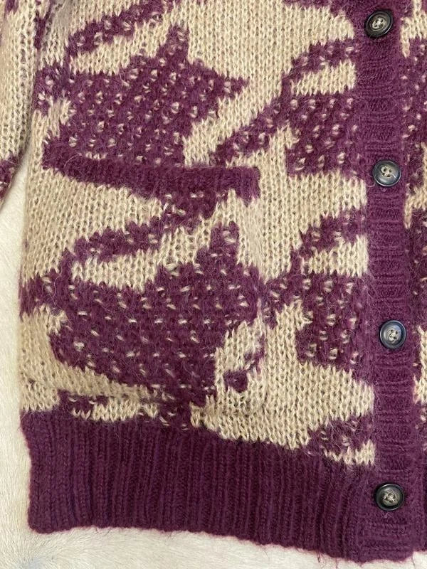 Leon and Harper mohair cardigan - view 4