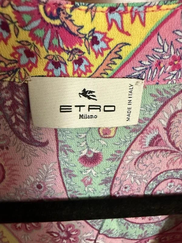 Etro oversized paisley cardigan - view 4