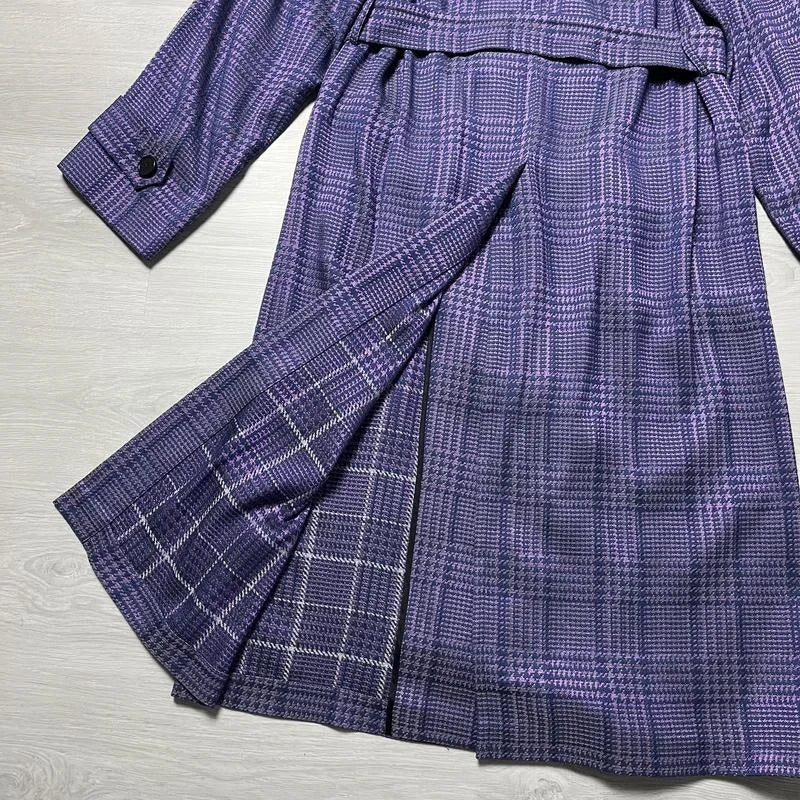 Dries van Noten cotton viscose silk long belted trench - view 10