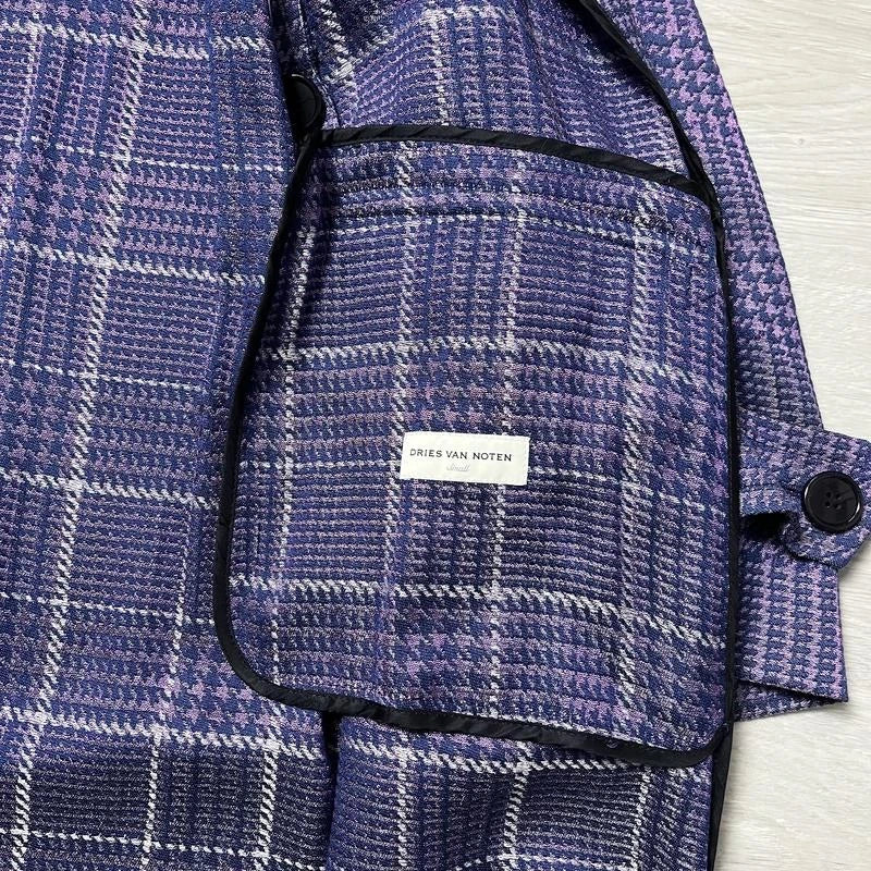 Dries van Noten cotton viscose silk long belted trench - view 6