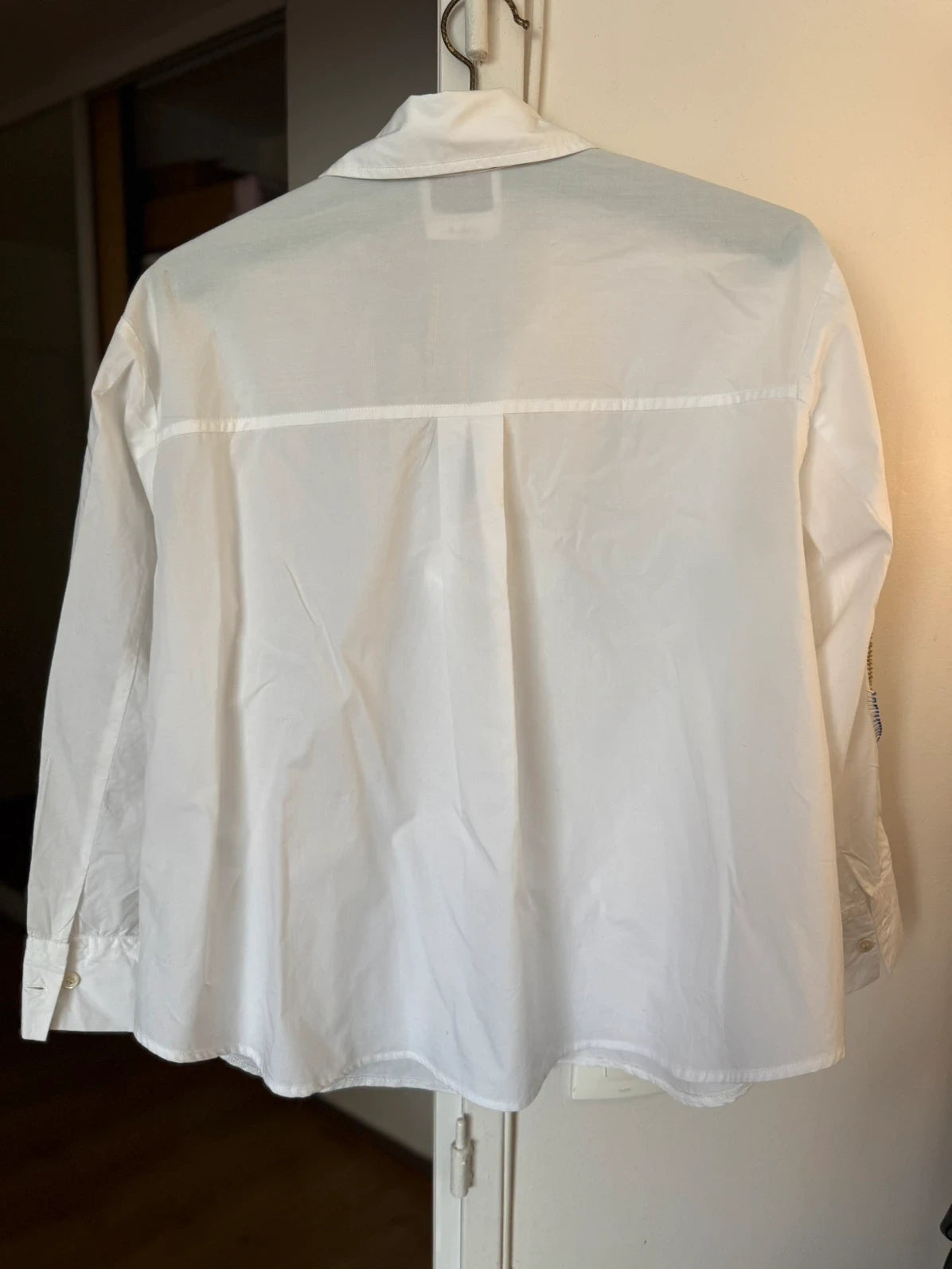 Forte Forte white shirt embroidered with crystals - view 7