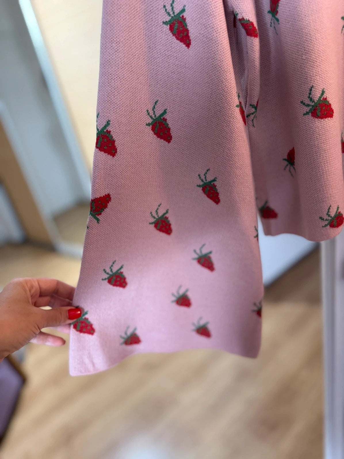 Vivetta cotton wool pink strawberry sweater - view 10