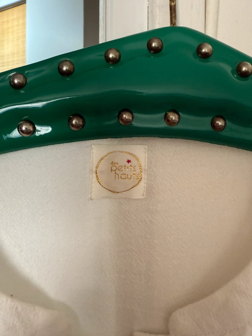 Des Petits Hauts simille white embroidered blouse - view 5
