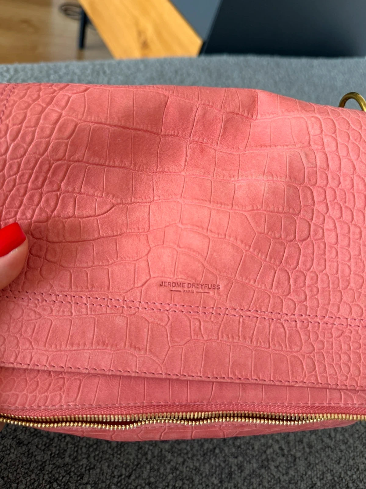 Jérôme Dreyfuss pink leather crossbody bag - view 11