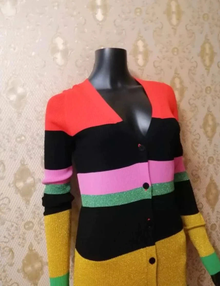 Diane von Furstenberg colourful long stretchy dress - view 3