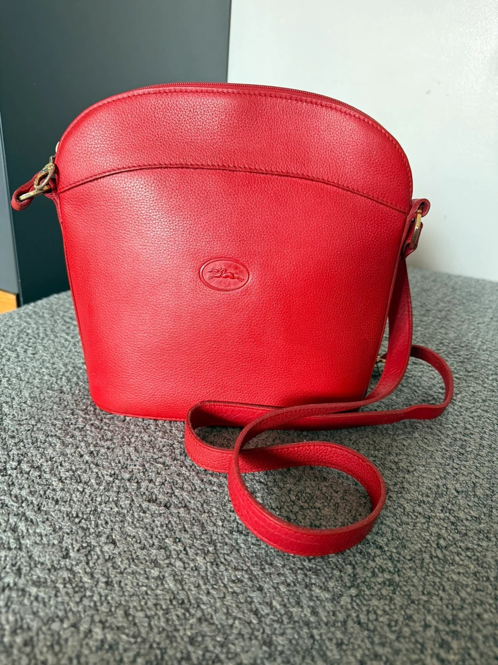 Longchamp vintage red leather bag - view 2