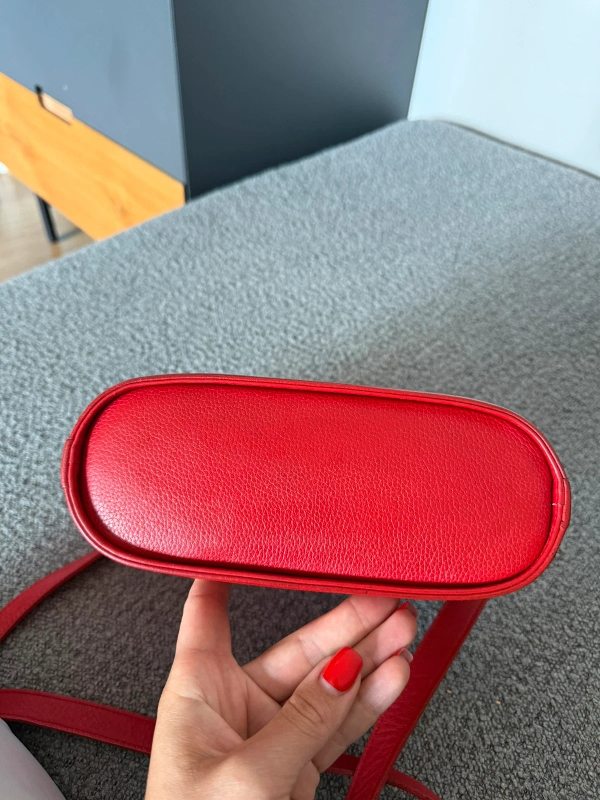 Longchamp vintage red leather bag - view 6
