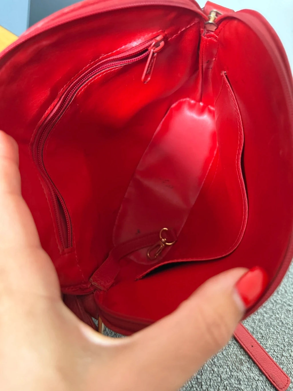 Longchamp vintage red leather bag - view 15