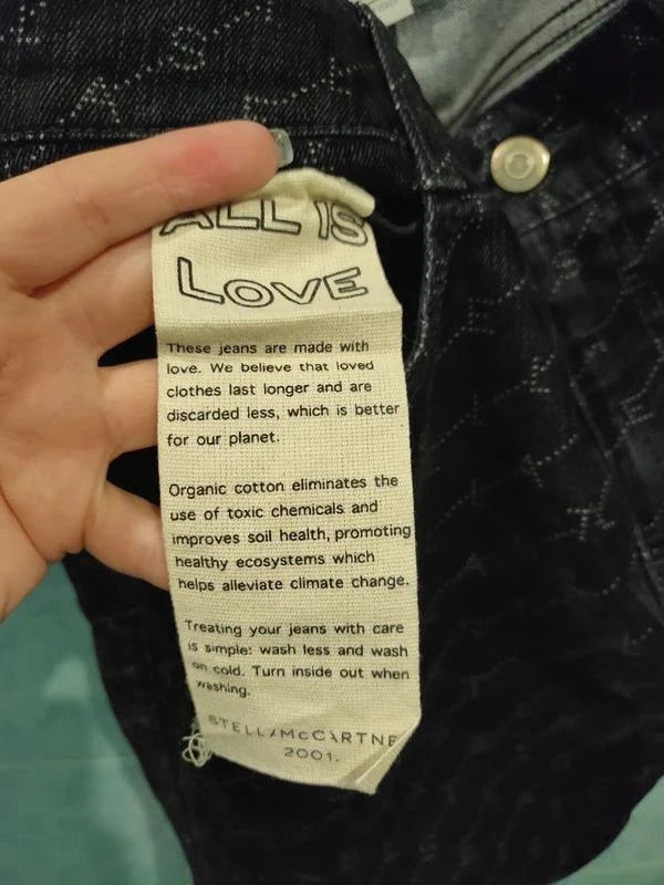 Stella McCartney monogram denim skirt - view 3