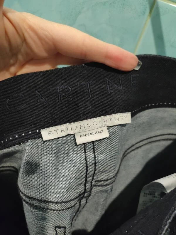 Stella McCartney monogram denim skirt - view 6
