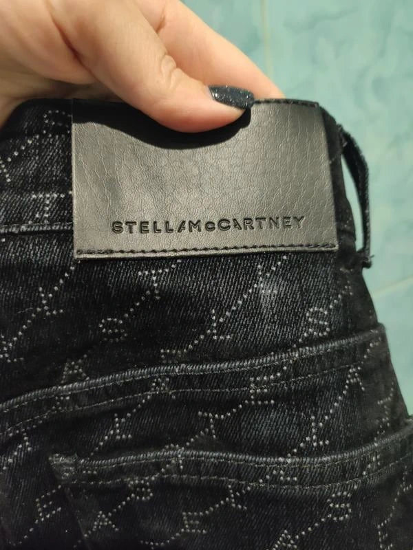 Stella McCartney monogram denim skirt - view 5