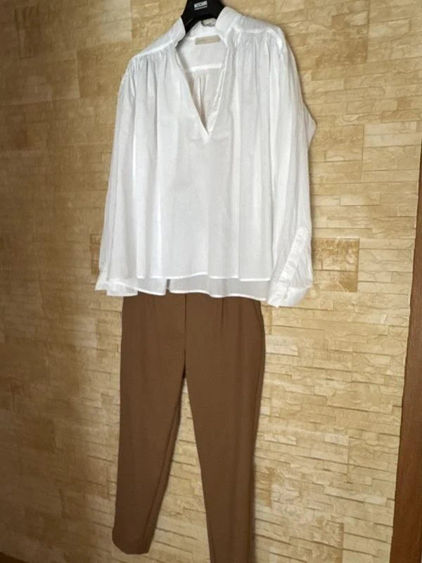Vanessa Bruno white oversize shirt blouse - view 6