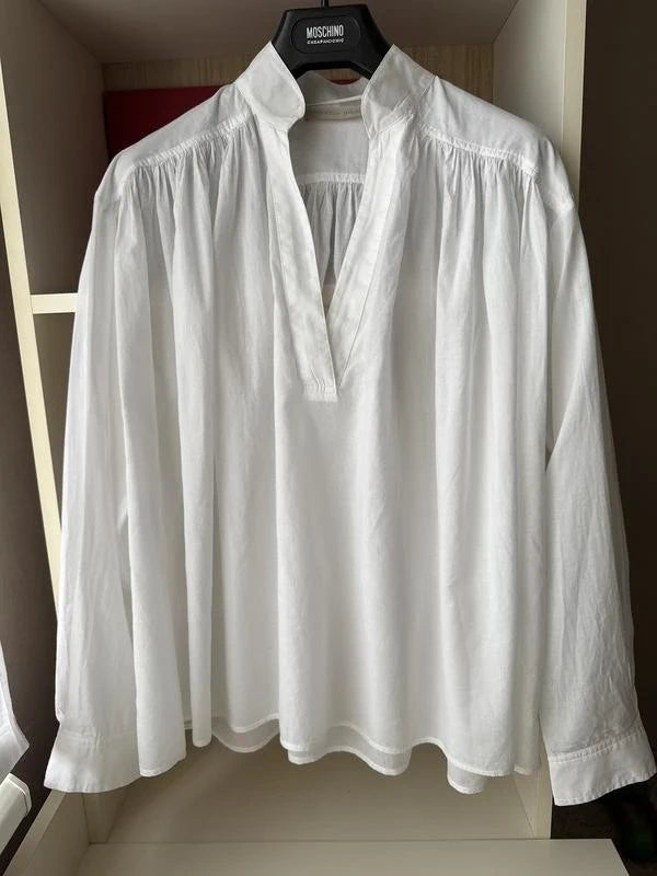 Vanessa Bruno white oversize shirt blouse - view 2
