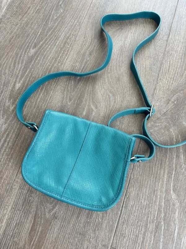 Longchamp quadri blue leather crossbody bag - view 3