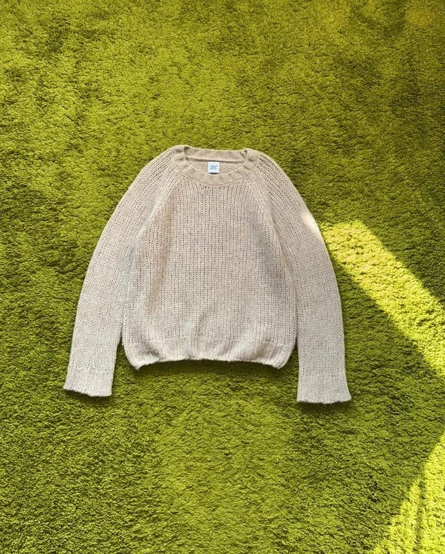 Collectif Mon Amour beige baby alpaca sweater