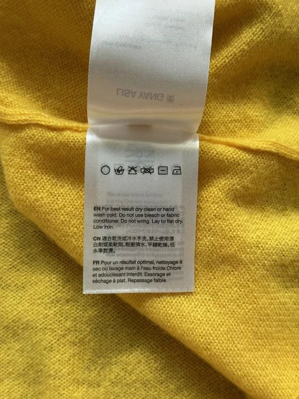 Lisa Yang yellow cashmere cardigan - view 5
